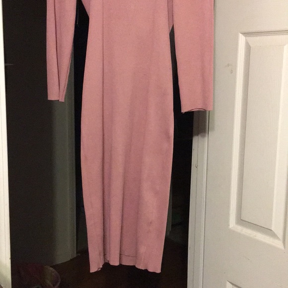 🍒pink ribbed dress - Picture 3 of 3